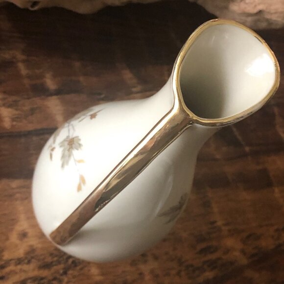 MCM Kronester Bavarian Vase With Gold Handle - Picture 6 of 10